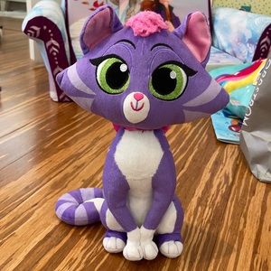 Disney purple kitty plushie